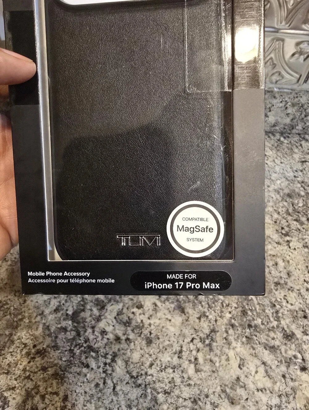 New TUMI Apple iPhone 17 Pro Max Magsafe Phone Black Case